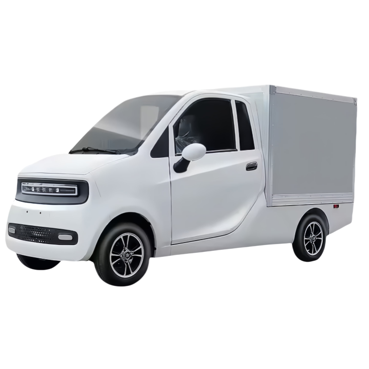 The A8H Electric Commercial Quadricycle redefines urban logistics with brute-strength performance and unmatched payload capacity. Engineered for heavy-duty operations, its semi-integral body houses a powerhouse 72V5000W motor, hurtling 1,183 kg cargo at 52 km/h while conquering 25% gradients. Certified to EEC/COC/L7e-CU standards and packed with driver-centric tech (power windows, heater, camera), the A8H masters last-mile delivery, icy commutes, and rural supply chains – all within a compact 3.56m footprint.