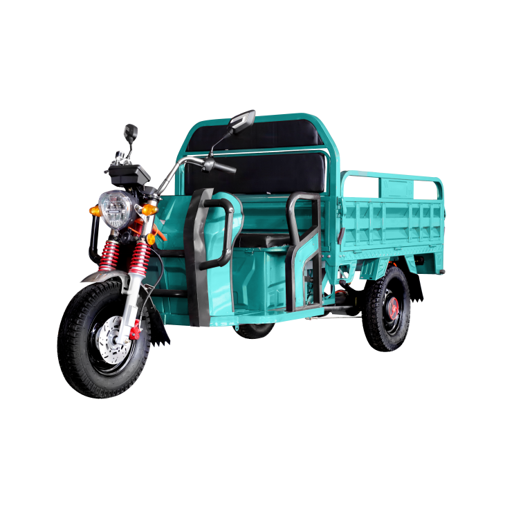 The Electric Freight Tricycle redefines heavy-duty urban logistics with its 585kg payload capacity – the highest in its class – and EU-certified (EEC/COC/L2e-U) reliability. Engineered for commercial endurance, this modular workhorse features a 72V1500W motor conquering 25° gradients at 45 km/h, while advanced hydraulic suspension and anti-theft systems ensure secure, low-maintenance operations in any environment.