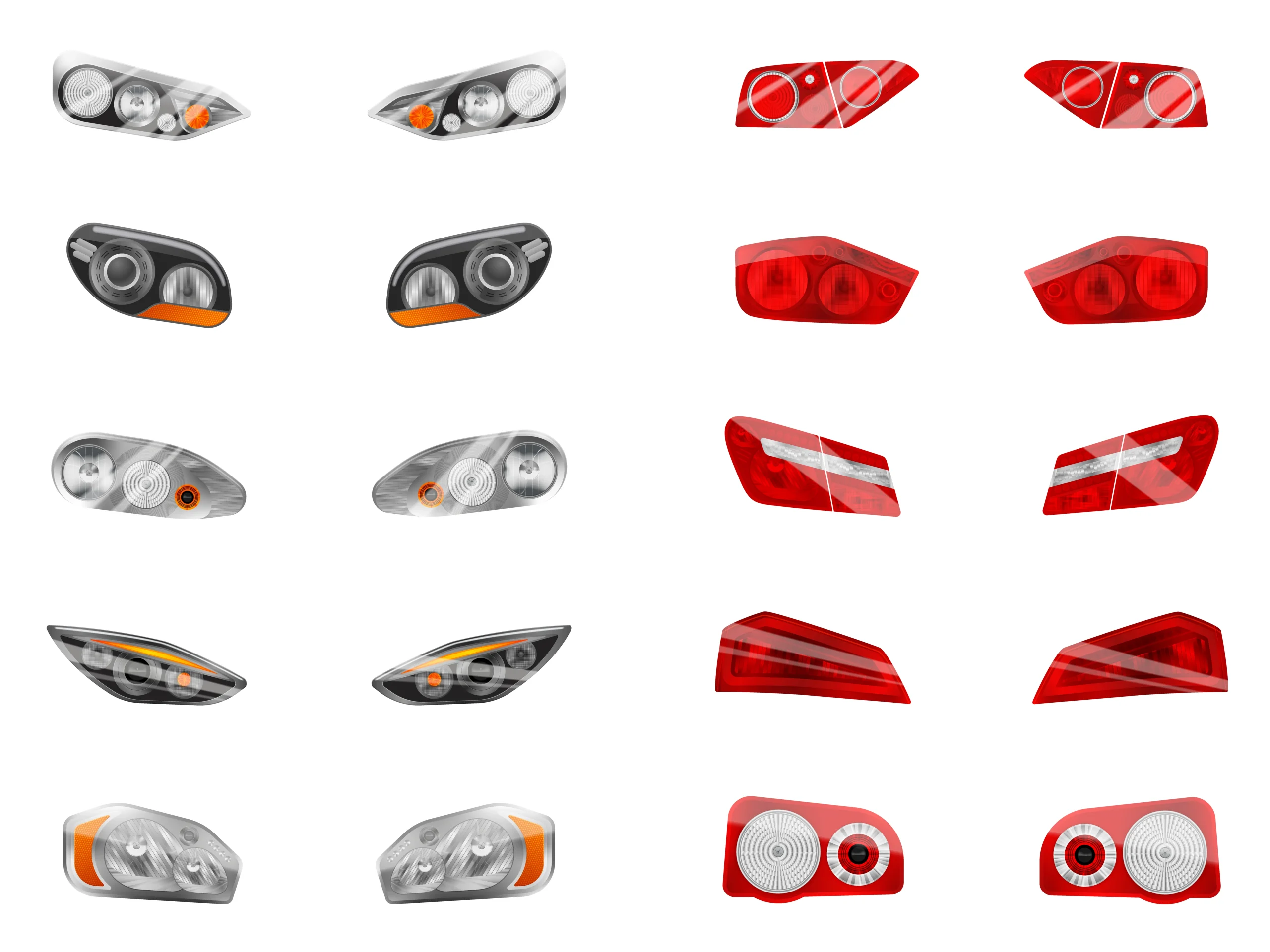 1-LED vs Halogen Car Rear Light